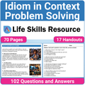 Figurative Language Life Skills - Idiom Worksheets for Problem Solving