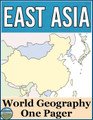 East Asia World Geography One Pager