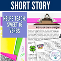 French Unit 22 - Reading Comprehension Activities - French Sweet 16 Verbs