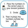 Long Division with Number Chips - Digital and Printable