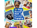 Math Activity | 25 Dogs themed math , w/realistic images