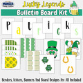 St. Patrick's Gnomes Bulletin Board Kit-March Lucky Charms Classroom Door Decor