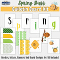 Spring Bee Kind Bulletin Board Kit-Welcome To Our Hive Classroom Decor-April/May