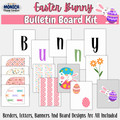 Easter Bunny Bulletin Board Kit-Easter Eggs Spring Classroom Decor-March/April