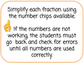 Equivalent Fractions with Number Chips - Basketball - Digital/Printable