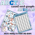 Arctic Animals Math I Spy Worksheets Count and Graph for Early Education
