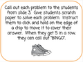 One-Step Equation Bingo Game - Multiplication/Division - Basketball-Themed