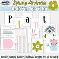 Spring Flowers Bulletin Board Kit-Seeds Of Kindness Classroom Decor-April/May