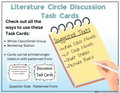 Reading Discussion Task Cards | Literature Circles | Book Clubs | Fiction Texts