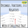 Fluency Chains - Solving One Step Equations