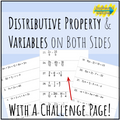 Fluency Chains - Solving Multi-Step Equations