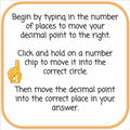 Dividing Decimals with Number Chips - Basketball-Themed - Digital and Printable