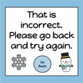 Multiplication Digital Flashcards - Winter-Themed