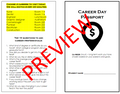Career Day Passport - Career Explorations - CTE - 4 Editable Options!