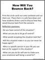 Resiliency Scenarios- "How Will You Bounce Back?"- PDF & Google Slides