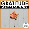 Gratitude Game for Teens with Google Slides option Thanksgiving Activity