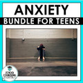 Anxiety Activities - School Counseling or Teletherapy - PDF and online version