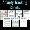 Anxiety Tracking Sheets & Coping Skills plus Informational Handout!!!!