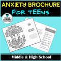 Anxiety Brochure for Teens- How to cope with anxiety