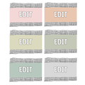 Editable Student Name Tags, Classroom Labels, Back to School Labels