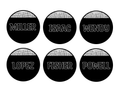 Printable Black and White Student Name Tags Bundle Pack, Classroom Labels