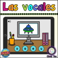 Las vocales Boom Cards™ | Vowels in Spanish | Digital Task Cards
