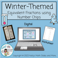 5th Grade Math Bundle - Winter-Themed