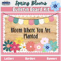 April Showers Bring May Flowers Bulletin Board Kit Spring Classroom Door Decor