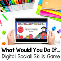 SALE What Would You Do If...? Behavior Choice Digital Social Skills Game Show