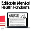 Editable Mental Health Letters and Handouts for Parent Communication