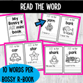 R-Controlled Bossy R Phonics Word Books Worksheets Activities
