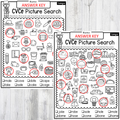 CVCe Long Vowels Phonics Picture Search I Spy Read and Find Worksheet Puzzles