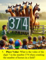 Math Activities 30 Horses Themed Math Problems with Realistic Engaging Images