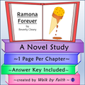 Ramona Forever Novel Study
