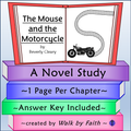 The Mouse and the Motorcycle Novel Study