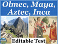 The Olmec Maya Aztec Inca Test