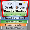 Fifth Grade Novel Studies Bundle