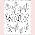 Mother's Day Coloring Worksheets, Editable Mother's Day Coloring Pages