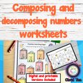 Composing and Decomposing Numbers up to 120 Worksheets