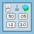 Winter Bundle - Fractions Decimals Percentages