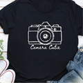 "Camera Cutie/Photo Nerd" - Unisex T-shirt