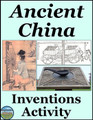 Ancient China Inventions Activity