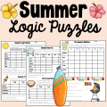 Summer Math Logic Puzzles - Easy