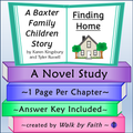 Finding Home Novel Study