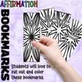 Affirmation Bookmarks to Color Set 2 8 Bookmark Coloring Pages