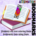 Affirmation Bookmarks to Color Set 3 8 Bookmark Coloring Pages