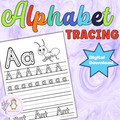 Alphabet Tracing Sheets ABC Tracing Handwriting Practice for Early Education