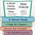 Never Grow Up Novel Study