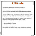 Compare and order numbers on a number line Bundle