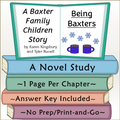 Being Baxters Novel Study